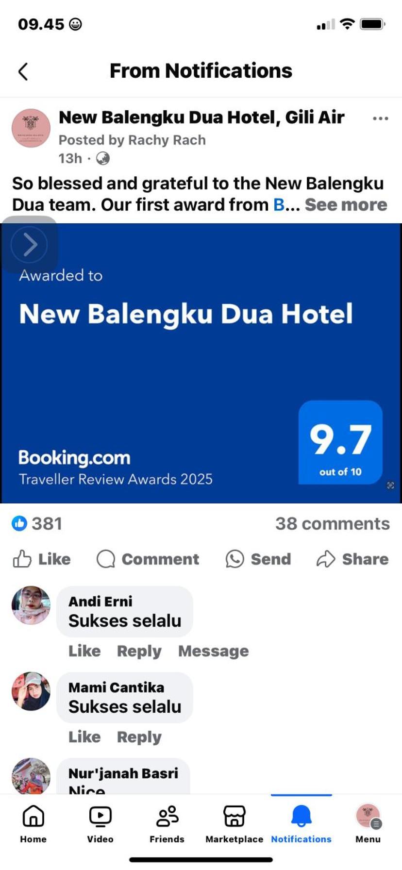 New Balengku Dua Hotel - Adults Only Gili Air Luaran gambar